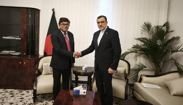 ملاقات سفیر و نماینده جمهوری اسلامی‌ نزد سازمان همکاری اسلامی‌با همتای بنگلادشی
